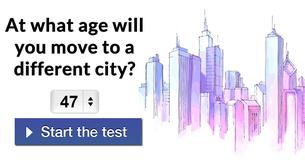 At What Age Will You Move To A Different City?