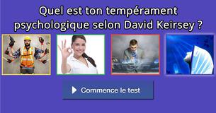 Quel est ton tempérament psychologique selon David Keirsey ?