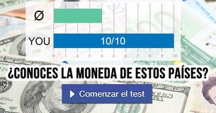 ¿Conoces la moneda de estos países?