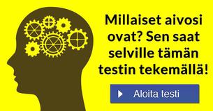 Millaiset aivosi ovat? Sen saat selville tämän testin tekemällä!