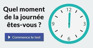 Quel moment de la journée êtes-vous ?
