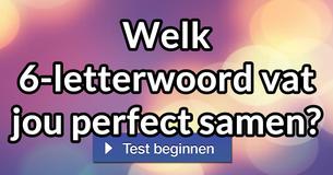 Welk 6-letterwoord vat jou perfect samen?