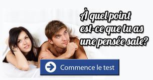 À quel point est-ce que tu as une pensée sale?