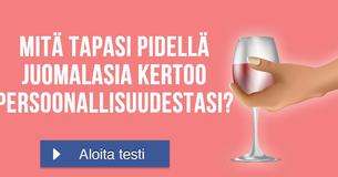 Mitä tapasi pidellä juomalasia kertoo persoonallisuudestasi?
