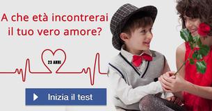 A che età incontrerai il tuo vero amore?