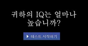 귀하의 IQ는 얼마나 높습니까?