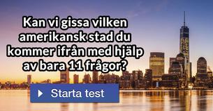 Kan vi gissa vilken amerikansk stad du kommer ifrån med hjälp av bara 11 frågor?