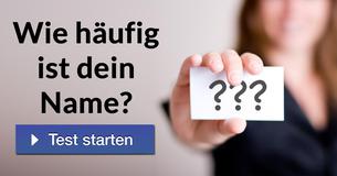 Wie häufig ist dein Name?