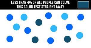 Less than 4% of all people can solve this color test straight away