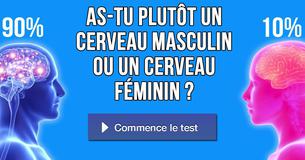 As-tu plutôt un cerveau masculin ou un cerveau féminin ?