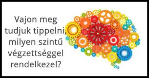 Vajon meg tudjuk tippelni, milyen szintű végzettséggel rendelkezel?