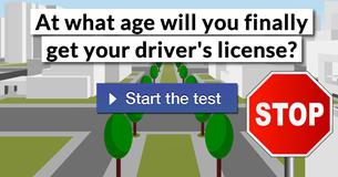 At What Age Will You Finally Get Your Driver's License?