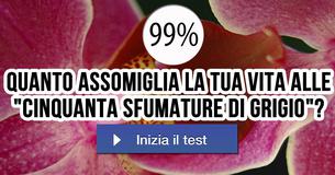 Quanto assomiglia la tua vita alle "Cinquanta sfumature di Grigio"?
