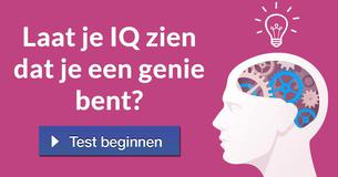 Laat je IQ zien dat je een genie bent?