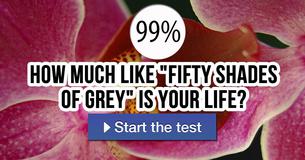 How much like "Fifty Shades of Grey" is your life?