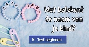 Wat betekent de naam van je kind? 