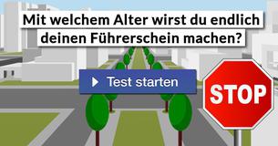 Mit welchem Alter wirst du endlich deinen Führerschein machen?