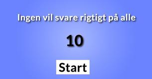 Ingen kan få alle 10 rigtige i denne test om almen viden