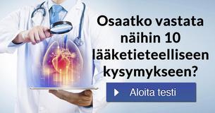 Osaatko vastata näihin 10 lääketieteelliseen kysymykseen?