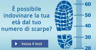 È possibile indovinare la tua età dal tuo numero di scarpe?
