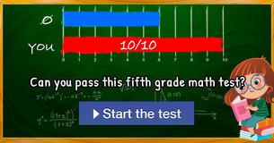 Can you pass this fifth grade math test?