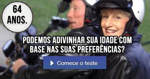 Podemos adivinhar sua idade com base nas suas preferências?