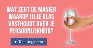 Wat zegt de manier waarop jij je glas vasthoudt over je persoonlijkheid?
