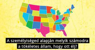 A személyiséged alapján melyik számodra a tökéletes állam, hogy ott élj?