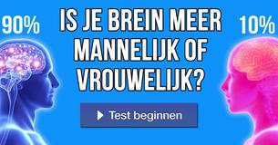 Is je brein meer mannelijk of vrouwelijk?