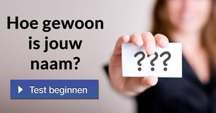 Hoe gewoon is jouw naam?