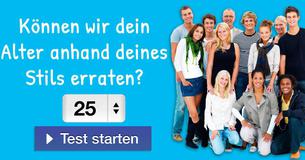 Können wir dein Alter anhand deines Stils erraten?