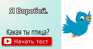 Какая ты птица? 