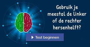 Gebruik je meestal de linker of de rechter hersenhelft?