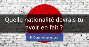 Quelle nationalité devrais-tu avoir en fait ? 