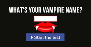 What's your vampire name?